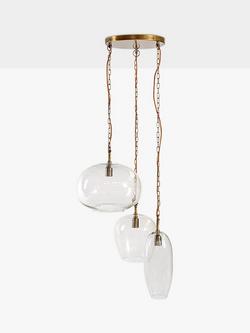 nkuku Otoro Cluster Pendant Ceiling Light, Clear, Clear
