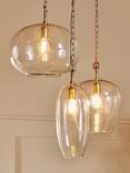 Nkuku Otoro Cluster Pendant Ceiling Light, Clear