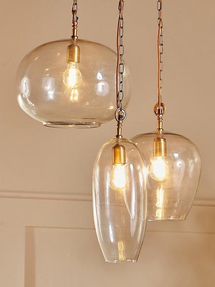 nkuku Otoro Cluster Pendant Ceiling Light, Clear - view 2, Clear