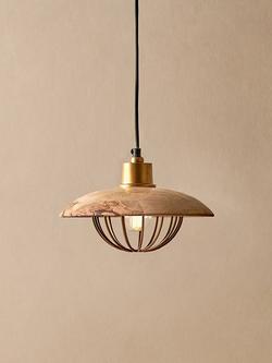 nkuku Chakai Small Pendant Ceiling Light, Natural - view 2, Natural