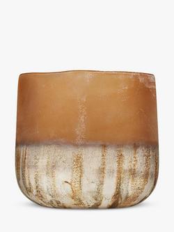 nkuku Ngolo Recycled Glass Tealight Holder, Multi, Multi