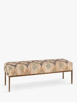 nkuku Kesu Kilim & Iron Bench, Mixed