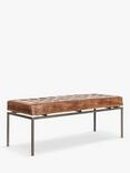 nkuku Nasan Leather Upholstered Bench