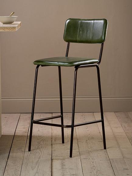 nkuku Ukari Counter Chair - view 2, Green