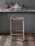 Nkuku Adembi Goat Leather Counter Stool