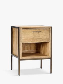 nkuku Dasai Bedside Table, Natural, Natural
