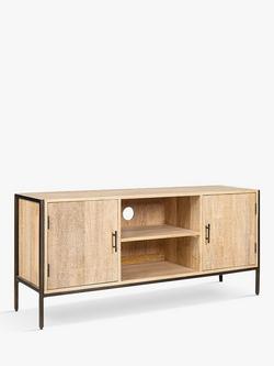 nkuku Dasai Mango Wood Media Unit, Natural