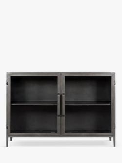 nkuku Takua Iron Sideboard, Grey