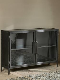 nkuku Takua Iron Sideboard - view 2, Grey