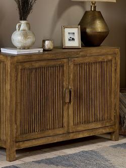 nkuku Yasha Reeded Sideboard - view 2, Brown