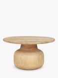 nkuku Vivan Grooved Wood Coffee Table