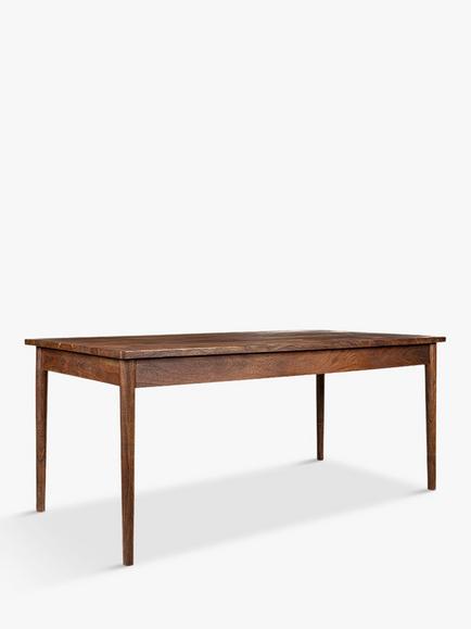 nkuku Anbu Acacia 8 Seater Large Dining Table, Brown