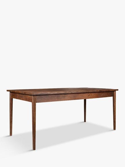 nkuku Anbu Acacia 6 Seater Small Dining Table, Brown