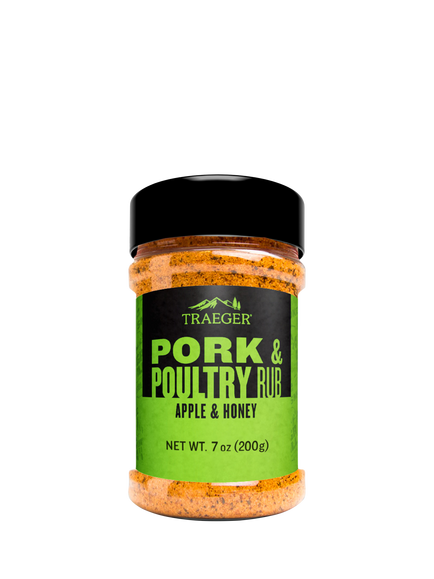 Traeger Pork & Poultry Rub, 200g, Stainless Steel
