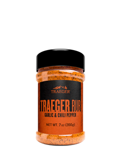 Traeger Garlic & Chili Pepper Rub, 200g, Stainless Steel
