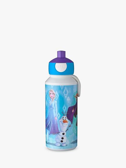 Mepal Disney Frozen Leakproof Pop-Up Drinks Bottle, 400ml, Blue/Multi, Blue/Multi