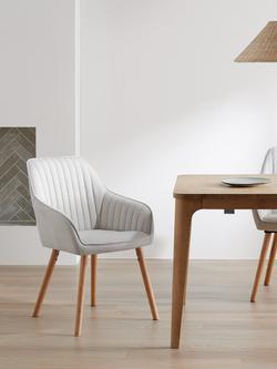 John Lewis Toronto Dining Armchairs, Set of 2 - view 2, Natural