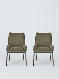 John Lewis Calgary Dining Side Chair, Set of 2 - view 2, Green