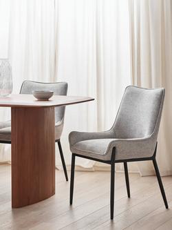 John Lewis Calgary Dining Side Chair, Set of 2 - view 2, Natural