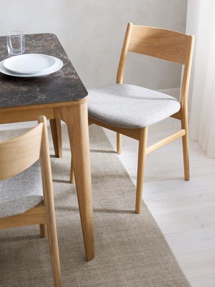 John Lewis Parity Dining Chair, Set of 2 - view 2, Natural