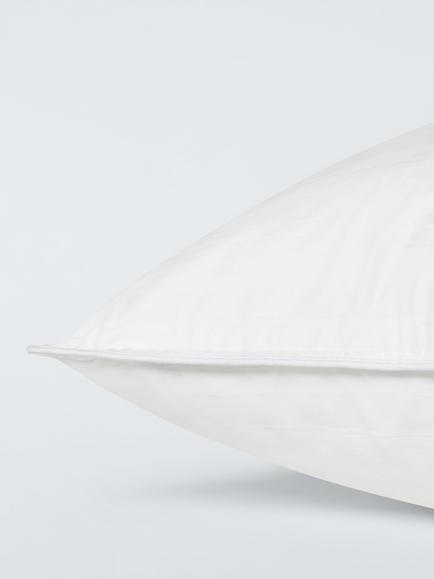 John Lewis Natural Collection Goose Feather & Down Pillow, Medium - view 2, White