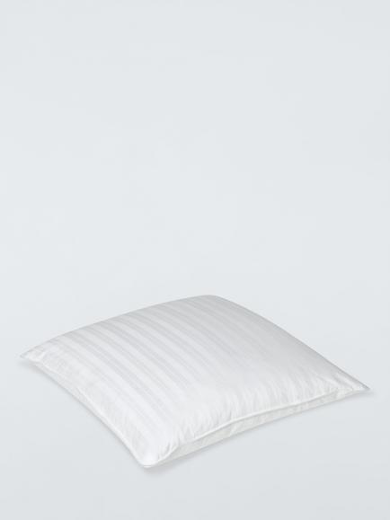 John Lewis Natural Collection Goose Feather & Down Square Pillow, Medium, White