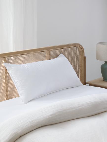 John Lewis Natural Collection Supreme Goose Down with Goose Feather Core King Pillow, Medium - view 2, White
