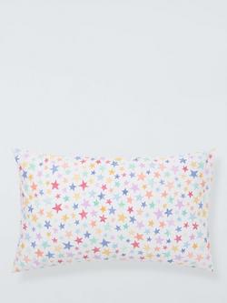 John Lewis Kids' Rainbow and Star Duvet Cover and Pillowcase Set, Single, Pack of 2 - view 2, Multi