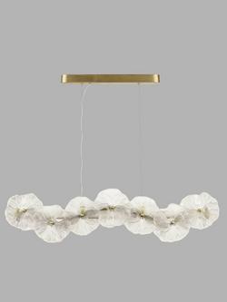 John Lewis Lily Pad Ceiling Light, Clear Glass