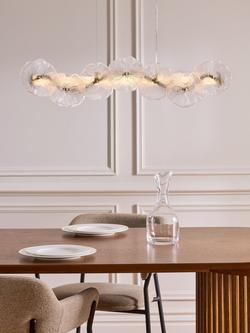 John Lewis Lily Pad Ceiling Light - view 2, Clear Glass