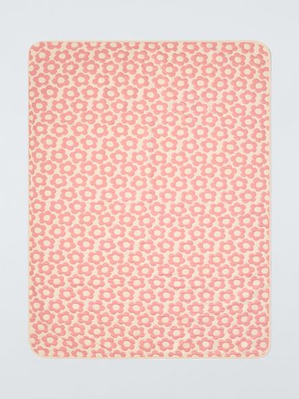 John Lewis Kids' Floral Quilted Blanket, Multi - view 2, Multi