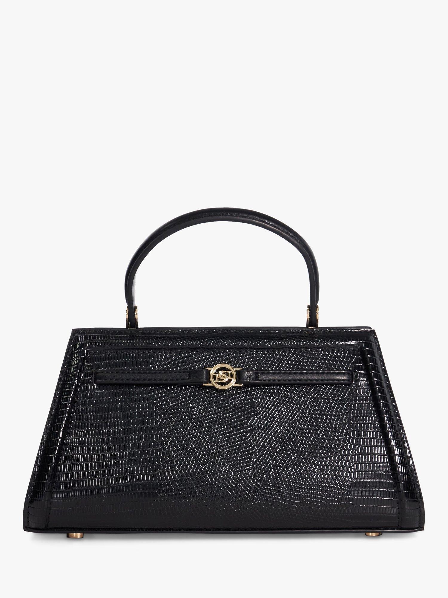 Dune Dante Top Handle Croc Effect Bag