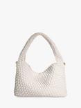 Dune Deliberate Woven Shoulder Bag, White