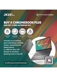 Acer Chromebook Plus 515 Laptop, Intel Core i3 Processor, 8GB RAM, 256GB SSD, 15.6” Full HD, Iron