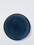 John Lewis Iver Reactive Glaze Stoneware Dinner Plate, 27.4cm, Blue