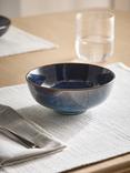 John Lewis Iver Reactive Glaze Stoneware Cereal Bowl, 16cm, Blue