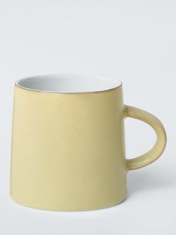 John Lewis Potters Stoneware Mug, 220ml, Yellow