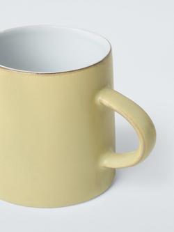 John Lewis Potters Stoneware Mug, 220ml - view 2, Yellow