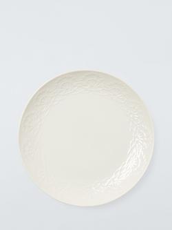 John Lewis Doily Fine China Side Plate, 20.4cm, White, 