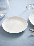 John Lewis Doily Fine China Side Plate, 20.4cm, White