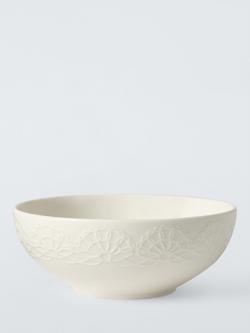 John Lewis Doily Fine China Cereal Bowl, 15.8cm, White, 