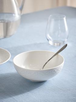 John Lewis Doily Fine China Cereal Bowl, 15.8cm, White - view 2, 