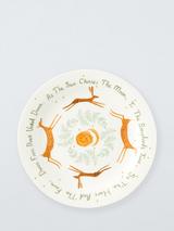 John Lewis Kids' Leckford Dawn & Dusk Fine China Plate, 22cm, Multi