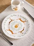 John Lewis Kids' Leckford Dawn & Dusk Fine China Plate, 22cm, Multi