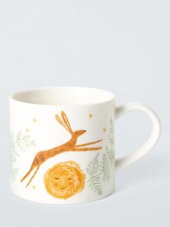 John Lewis Kids' Leckford Dawn & Dusk Fine China Mug, 180ml, Multi