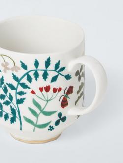 John Lewis Ulla Floral Fine China Mug, 370ml - view 2, Multi