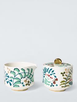 John Lewis Ulla Floral Fine China Milk Jug & Sugar Pot Gift Set - view 2, Multi