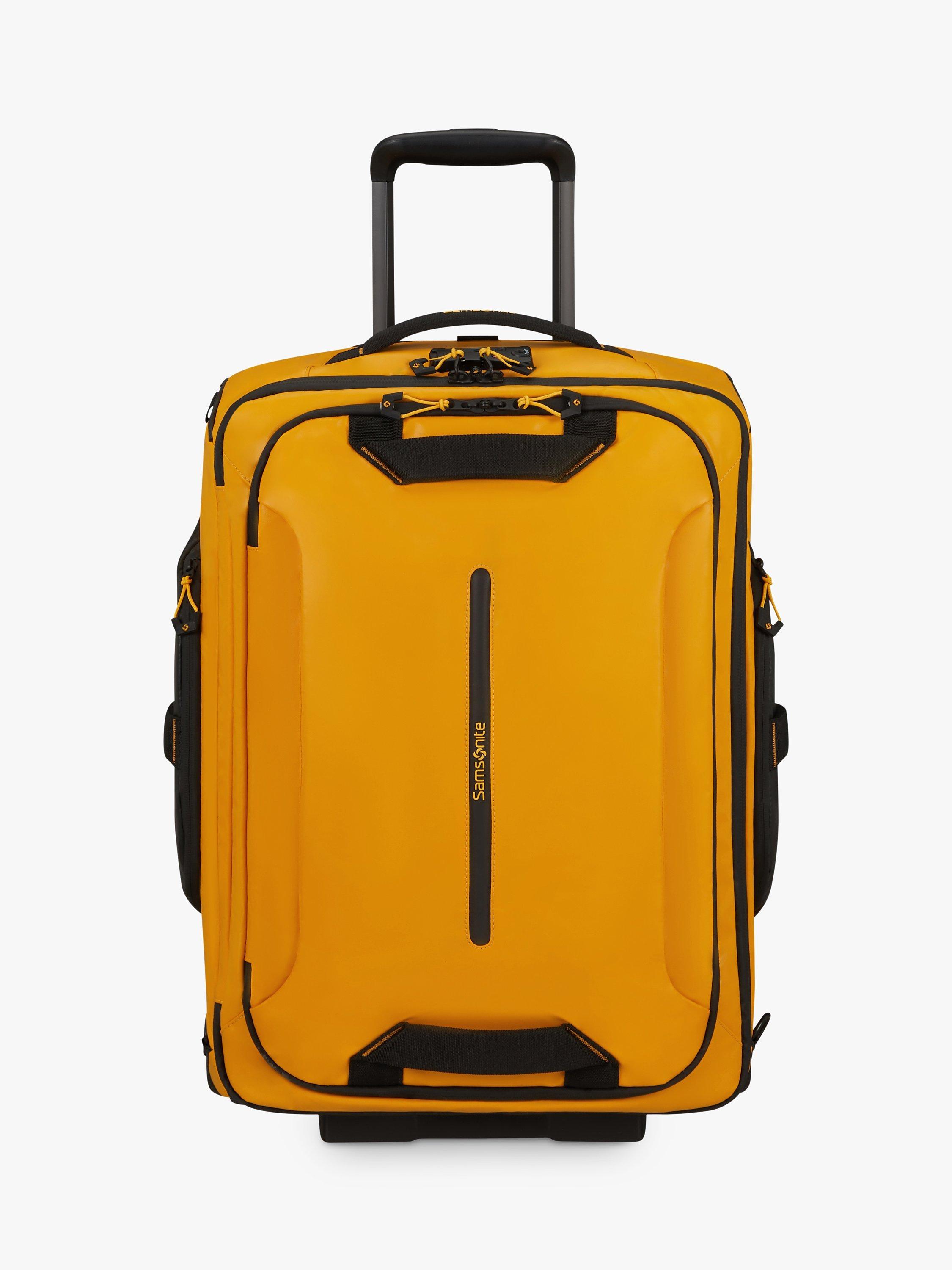 Samsonite Ecodiver 2 Wheel Recycled Duffle Backpack Yellow