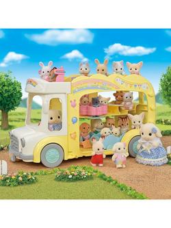 Sylvanian Families Rainbow Fun Nursery Bus - view 2, Multi
