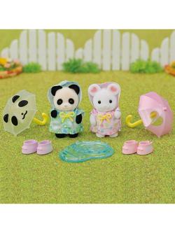 Sylvanian Families Nursery Friends Rainy Day Duo - view 2, Multi